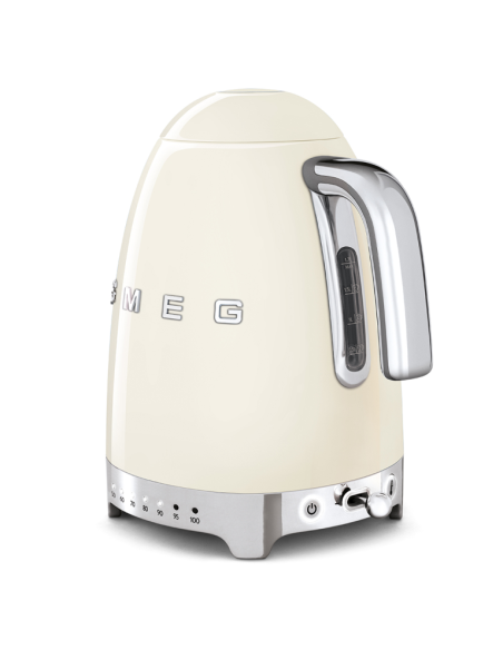 Smeg Waterkoker instelbaar 1,7 L. Creme