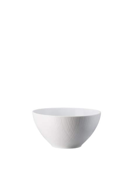 Schaaltje 18 cm Mesh White