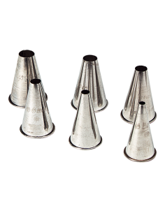 Spuitmond Glad 17 mm naadloos RVS