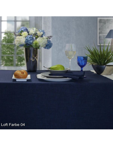 Loft Tafelkleed 150 x 250 cm Navy