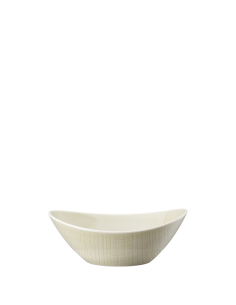 Schaal ovaal 20x15cm Mesh Cream