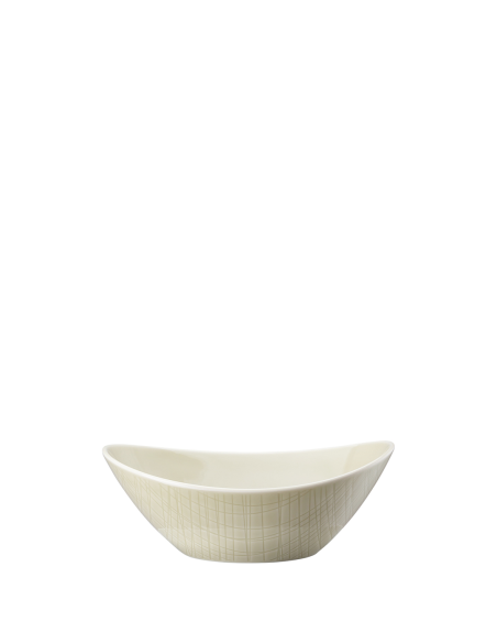Schaal ovaal 20x15cm Mesh Cream