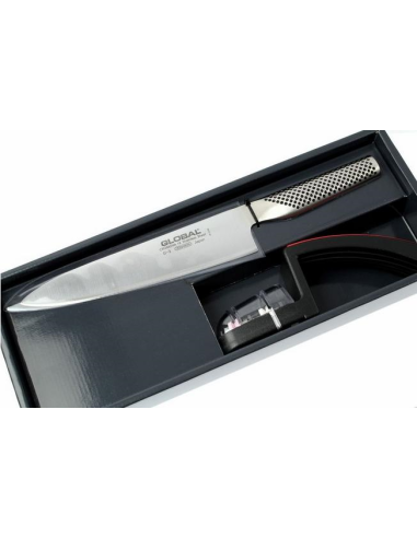 Global koksmes 20 cm met Slijper