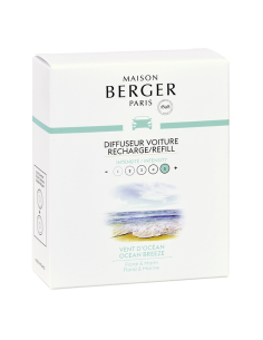 Maison Berger Autoparfum Navulling 2x Vent d'Océan