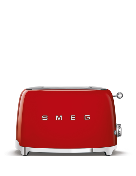 Smeg Broodrooster 50's Retro Style 2 sleuven Rood