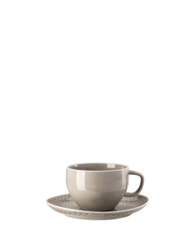 Café au Lait kop Junto Pearl Grey