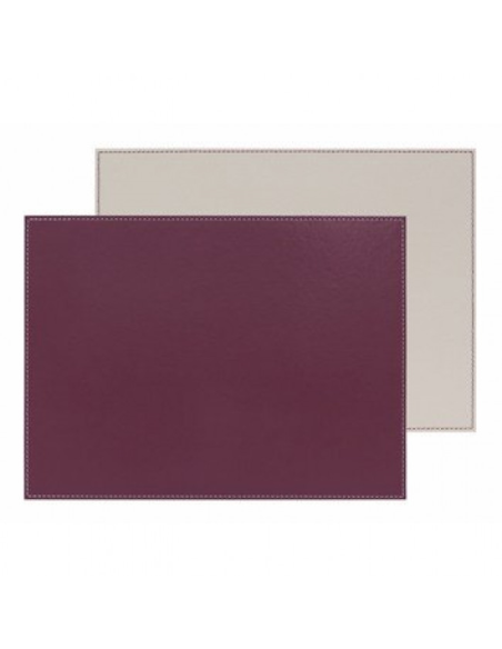 FreeForm Placemat dubbelzijdig 40 x 30 cm paars/creme