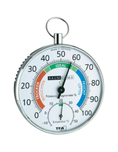 Analoge thermo- en hygrometer