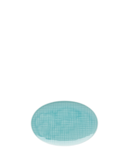 Rosenthal Mesh Schaal Ovaal 18 cm Aqua