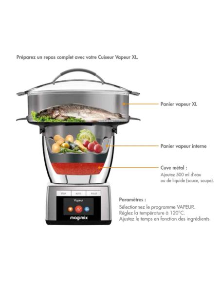 Magimix Stoomkoker XL tbv Cook Expert