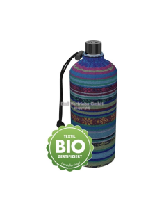 Glazen drinkfles met mantel 0,4 L Aztek
