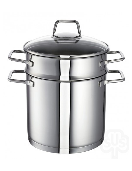 Schulte-Ufer Wega Pasta- en Multipan Set RVS 20 cm 5,0L