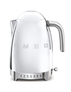 Smeg Waterkoker instelbaar 1,7 L. glanzend RVS