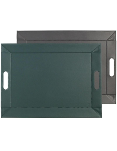 Dienblad 55 x 41 cm Petrol/Antraciet