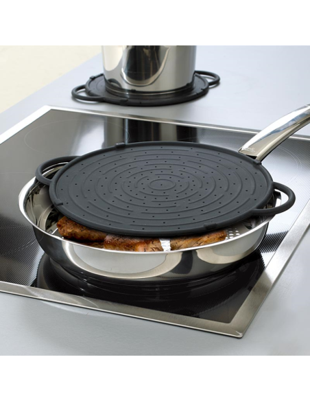 Spatdeksel Smart Kitchen Ø31cm zwart