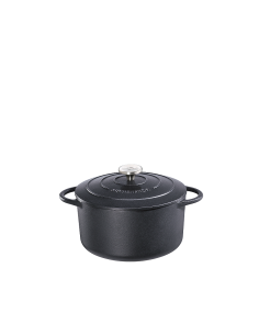 KP Gietijzeren Braadpan RD 24cm zwart