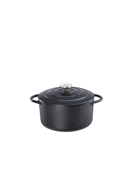 KP Gietijzeren Braadpan RD 24cm zwart