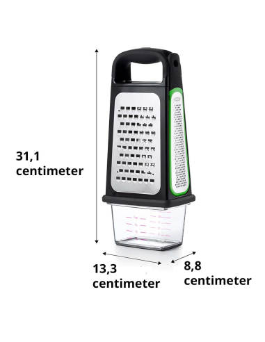Rasp met reservoir en zesteur