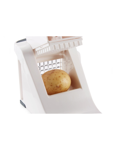 Zyliss Fritessnijder wit met 2 messen