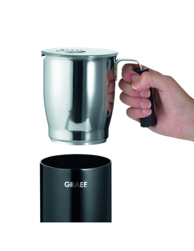 Graef melkopschuimer inductie