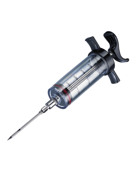 Marinade injector met RVS mondstuk