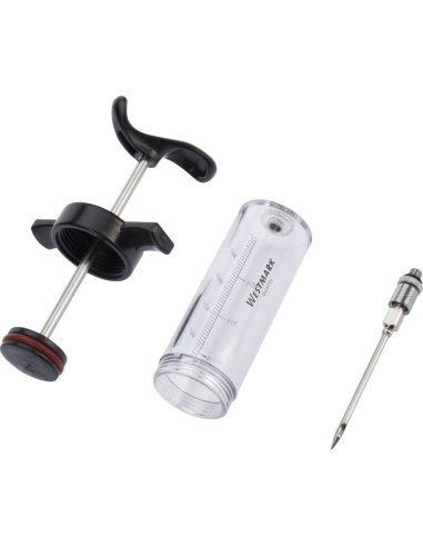 Marinade injector met RVS mondstuk