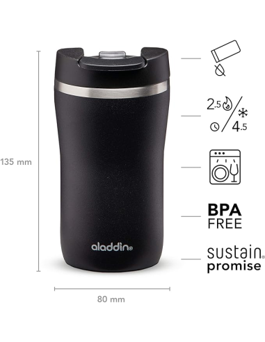 Barista Café Isobeker 0,25L. Lava-zwart