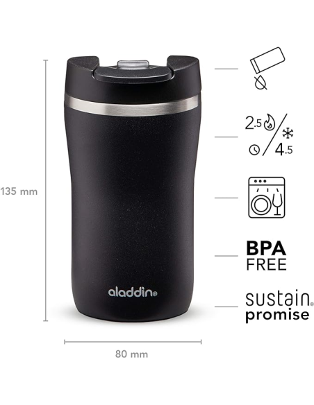 Barista Café Isobeker 0,25L. Lava-zwart