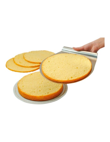 Taart- en Pizzaschep RVS 31x28 cm