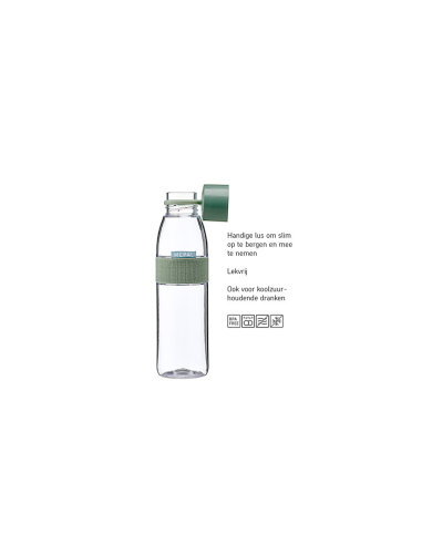 Waterfles Ellipse Nordic Black 0,5 L