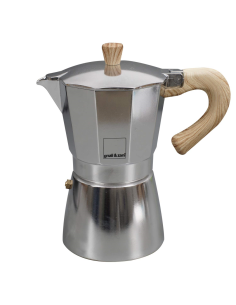 Venezia Mokka espressomaker 3-kops alu