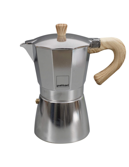 Venezia Mokka espressomaker 3-kops alu