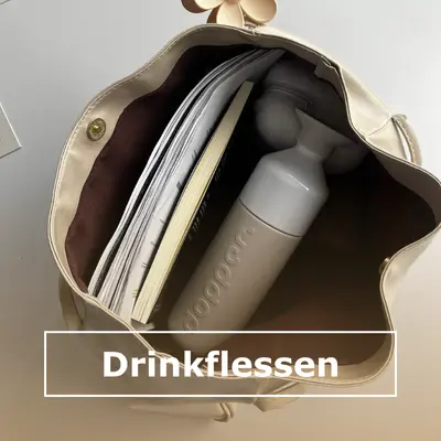 Back to work met handige drinkflessen