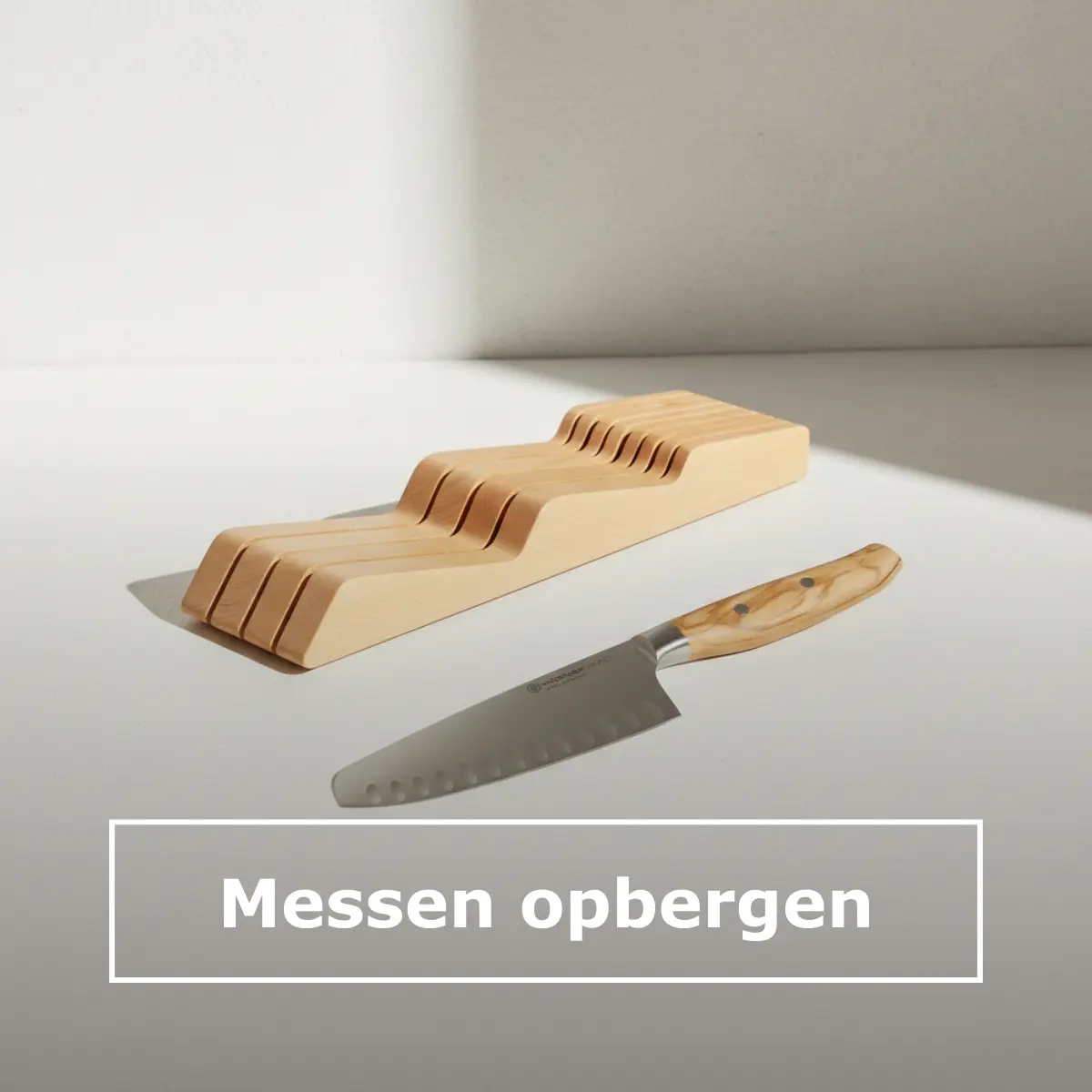 Makkelijk je messen opbergen